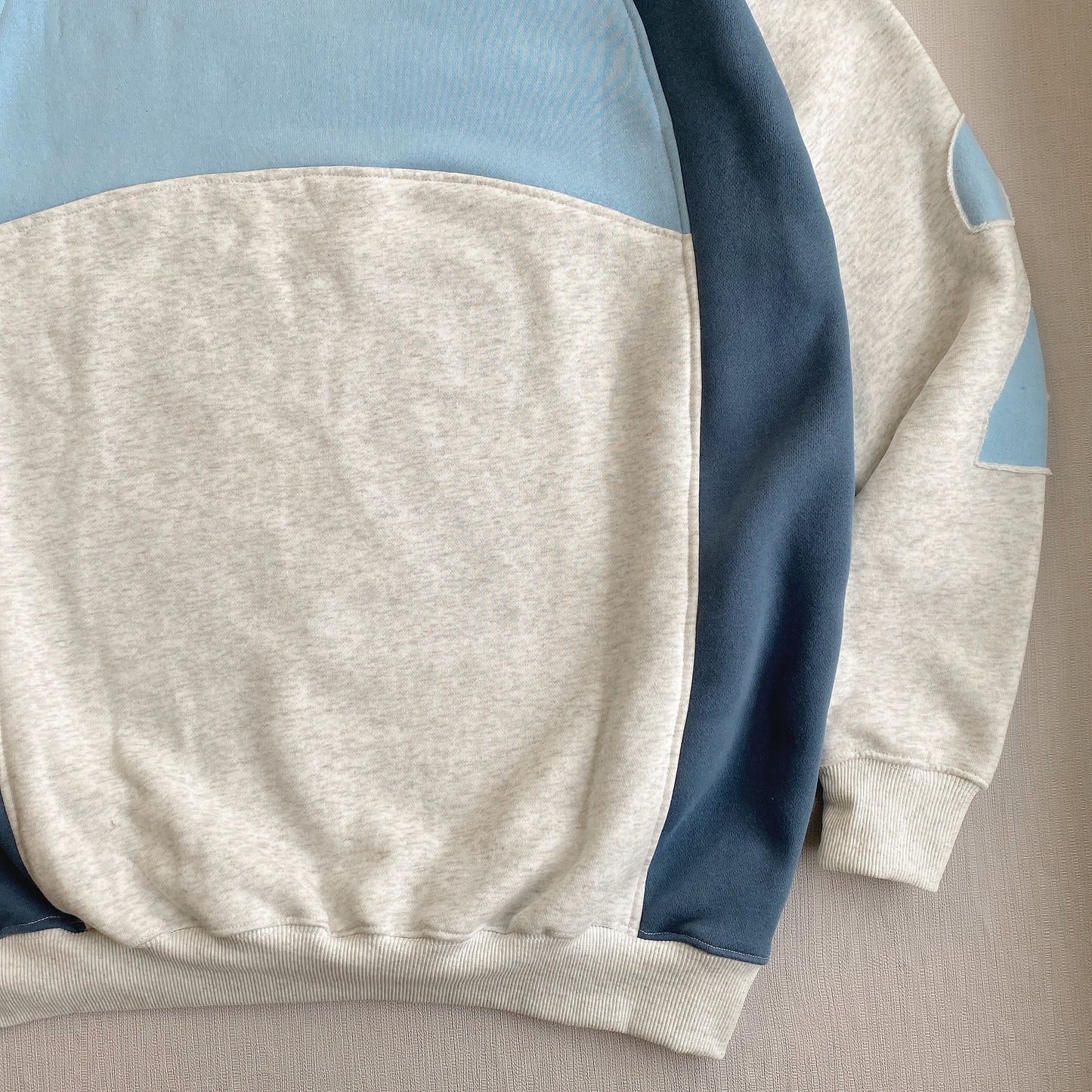 "Coastal Blue" 1-of-1 Paneled Sweatshirt