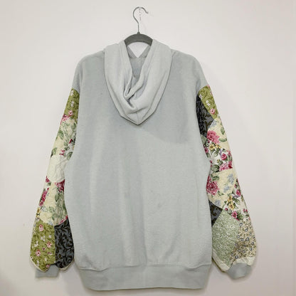 Cozy Floral Reworked Sweatshirt