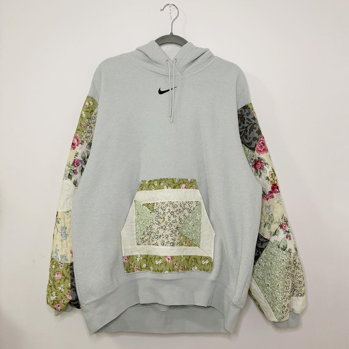 Cozy Floral Reworked Sweatshirt