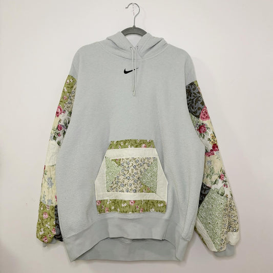 Cozy Floral Reworked Sweatshirt