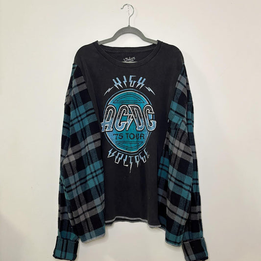 Essential Contrast Block Pullover