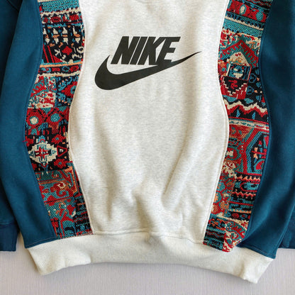 "Tribal Tapestry" 1-of-1 Reworked Crewneck