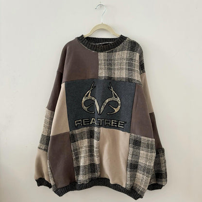 Midnight Purple Retro Graphic Hoodie