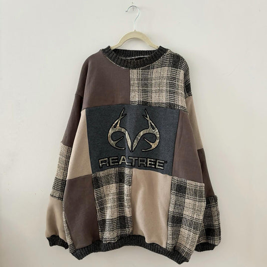Midnight Purple Retro Graphic Hoodie