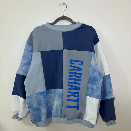 Reworked Panel-Cut Pullover