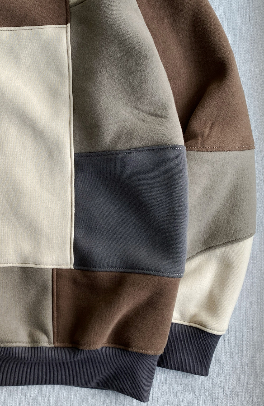 Neutral Earth Tones 1-of-1 Rework Hoodie