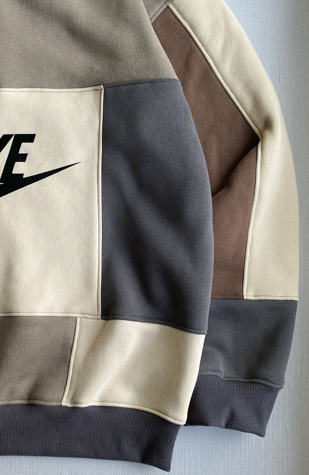 Neutral Earth Tones 1-of-1 Rework Hoodie