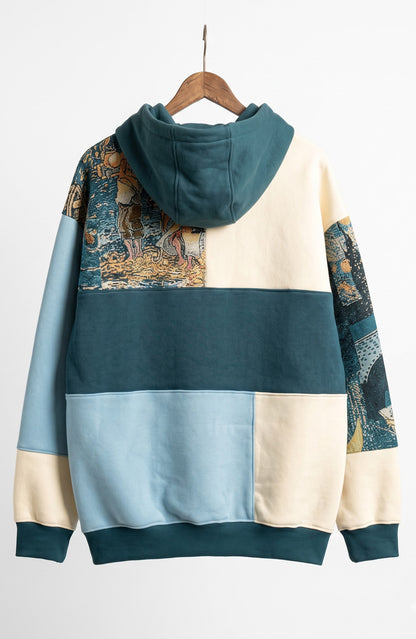 Van Gogh Art Tapestry 1-of-1 Rework Hoodie
